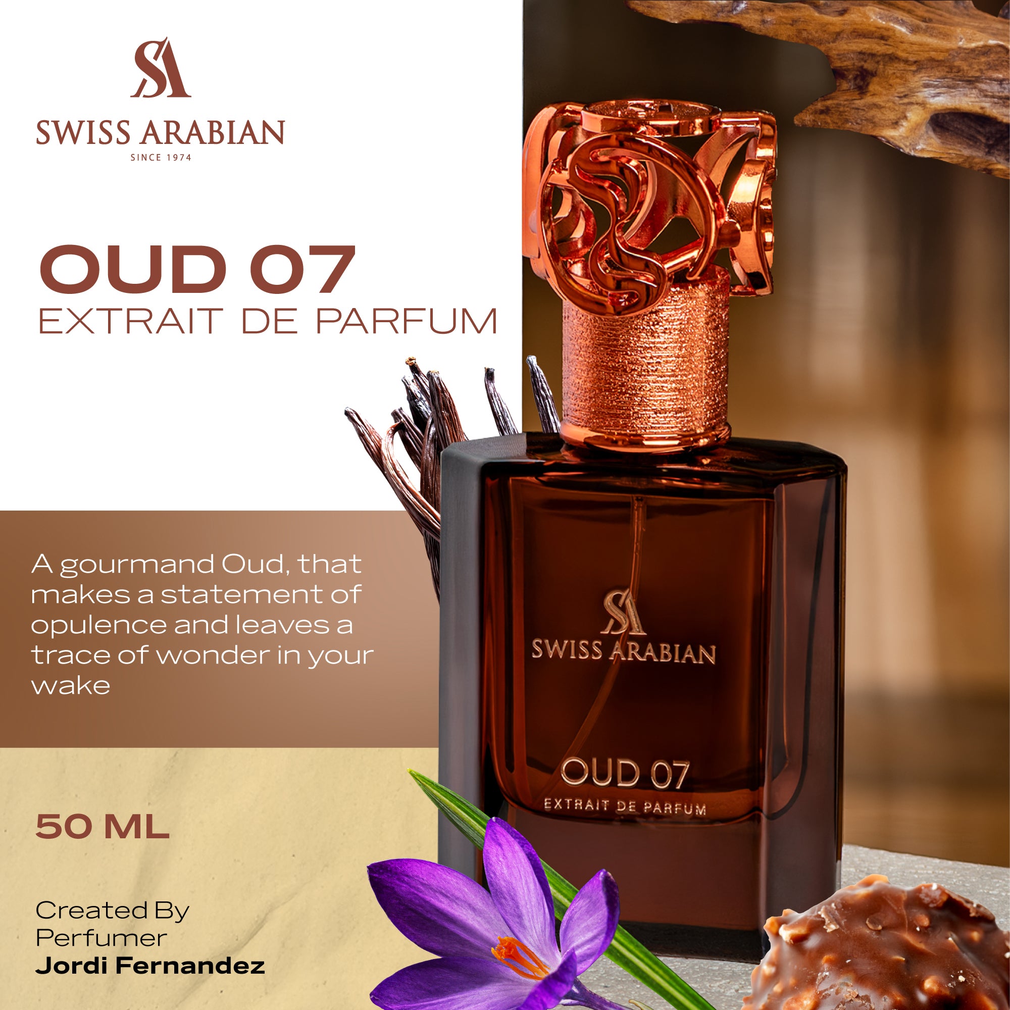 OUD 07-Oud 07 is a Gourmand Oud, that makes a statement of